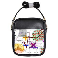 Mathematics Formula Physics School Girls Sling Bag by Bedest