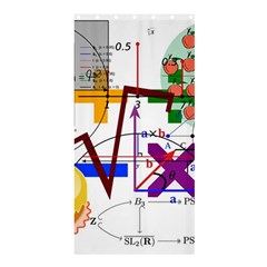 Mathematics Formula Physics School Shower Curtain 36  X 72  (stall) 