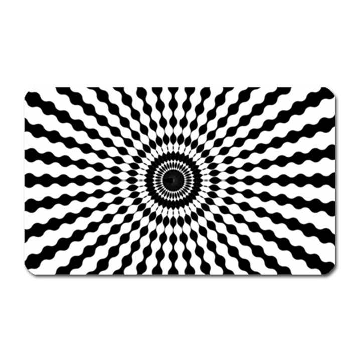 Starburst-sunburst-hypnotic Magnet (Rectangular)