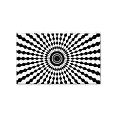 Starburst-sunburst-hypnotic Sticker Rectangular (10 Pack) by Bedest