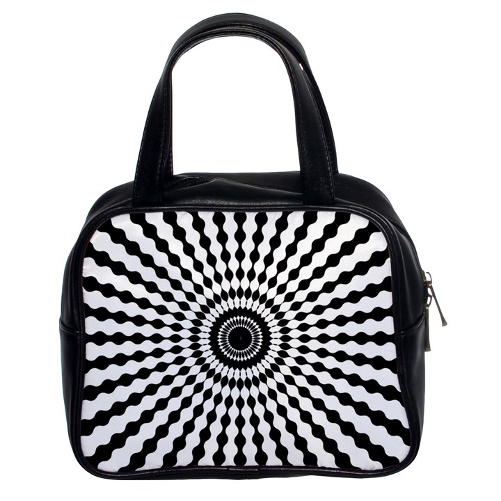 Starburst-sunburst-hypnotic Classic Handbag (Two Sides)