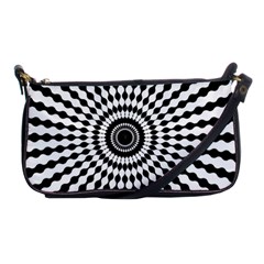 Starburst-sunburst-hypnotic Shoulder Clutch Bag by Bedest