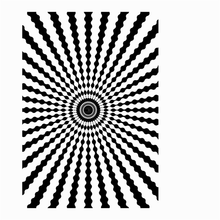 Starburst-sunburst-hypnotic Small Garden Flag (Two Sides)