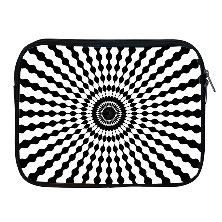 Starburst-sunburst-hypnotic Apple iPad 2/3/4 Zipper Cases