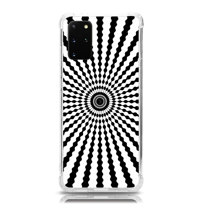 Starburst-sunburst-hypnotic Samsung Galaxy S20Plus 6.7 Inch TPU UV Case