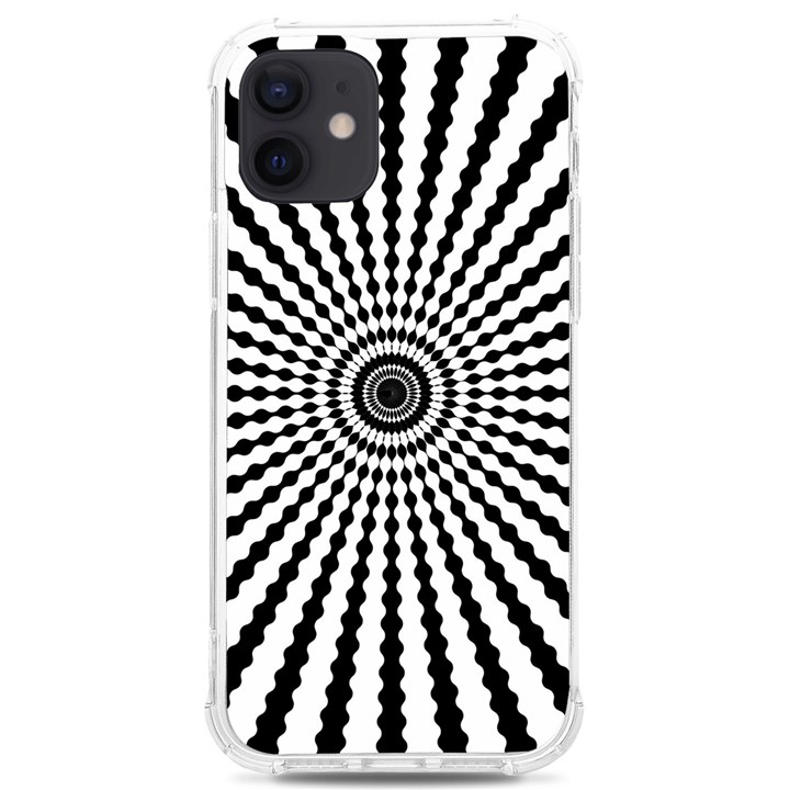 Starburst-sunburst-hypnotic iPhone 12/12 Pro TPU UV Print Case