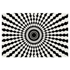 Starburst-sunburst-hypnotic Banner And Sign 6  X 4  by Bedest