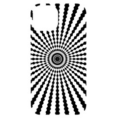 Starburst-sunburst-hypnotic Iphone 14 Black Uv Print Case