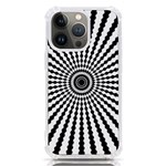 Starburst-sunburst-hypnotic iPhone 13 Pro TPU UV Print Case Front