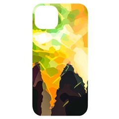 Forest-trees-nature-wood-green Iphone 14 Plus Black Uv Print Case