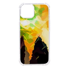 Forest-trees-nature-wood-green Iphone 14 Tpu Uv Print Case by Bedest