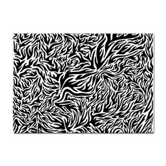 Flame Fire Pattern Digital Art Sticker A4 (10 pack)