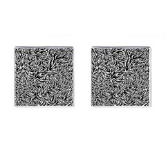 Flame Fire Pattern Digital Art Cufflinks (square) by Bedest