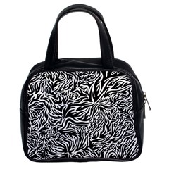 Flame Fire Pattern Digital Art Classic Handbag (Two Sides)