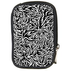 Flame Fire Pattern Digital Art Compact Camera Leather Case