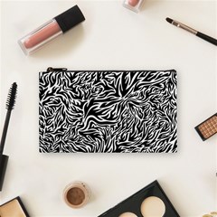 Flame Fire Pattern Digital Art Cosmetic Bag (Small)