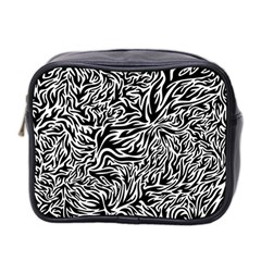 Flame Fire Pattern Digital Art Mini Toiletries Bag (Two Sides)