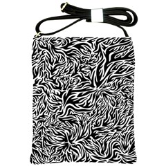 Flame Fire Pattern Digital Art Shoulder Sling Bag