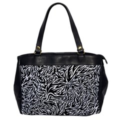 Flame Fire Pattern Digital Art Oversize Office Handbag