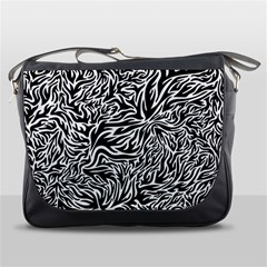 Flame Fire Pattern Digital Art Messenger Bag