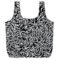 Flame Fire Pattern Digital Art Full Print Recycle Bag (XXL)