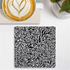 Flame Fire Pattern Digital Art Uv Print Square Tile Coaster  by Bedest