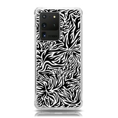 Flame Fire Pattern Digital Art Samsung Galaxy S20 Ultra 6.9 Inch TPU UV Case