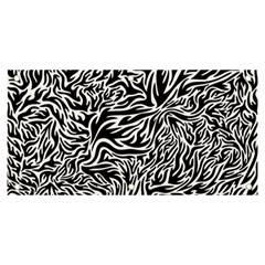 Flame Fire Pattern Digital Art Banner and Sign 6  x 3 