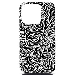 Flame Fire Pattern Digital Art iPhone 14 Pro Black UV Print Case