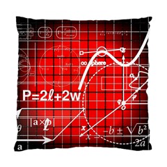 Geometry-mathematics-cube Standard Cushion Case (two Sides) by Bedest