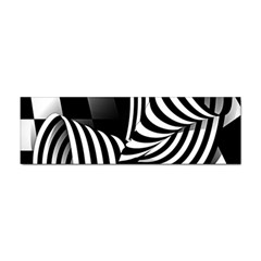 Op-art-black-white-drawing Sticker (bumper)