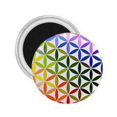 Mandala Rainbow Colorful 2 25  Magnets