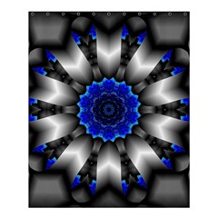 Kaleidoscope-abstract-round Shower Curtain 60  X 72  (medium) 