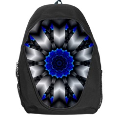 Kaleidoscope-abstract-round Backpack Bag by Bedest