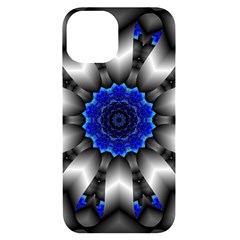 Kaleidoscope-abstract-round Iphone 14 Black Uv Print Case by Bedest