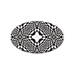 Tile-repeating-pattern-texture Sticker (oval) by Bedest