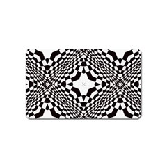 Tile-repeating-pattern-texture Magnet (name Card) by Bedest