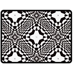 Tile-repeating-pattern-texture Fleece Blanket (large) by Bedest