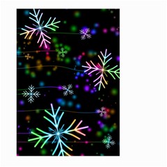 Snowflakes Snow Winter Christmas Large Garden Flag (two Sides) by Bedest