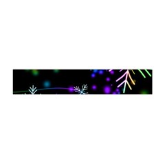 Snowflakes Snow Winter Christmas Premium Plush Fleece Scarf (mini) by Bedest