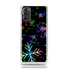 Snowflakes Snow Winter Christmas Samsung Galaxy S20 6 2 Inch Tpu Uv Case by Bedest