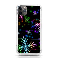 Snowflakes Snow Winter Christmas Iphone 11 Pro Max 6 5 Inch Tpu Uv Print Case by Bedest