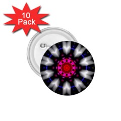 Kaleidoscope-round-metal 1 75  Buttons (10 Pack)