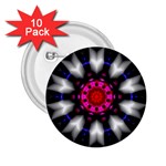 Kaleidoscope-round-metal 2.25  Buttons (10 pack)  Front