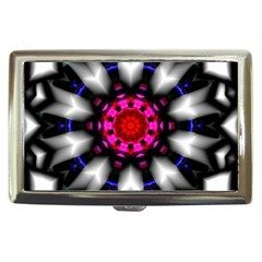 Kaleidoscope-round-metal Cigarette Money Case by Bedest