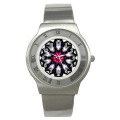 Kaleidoscope-round-metal Stainless Steel Watch