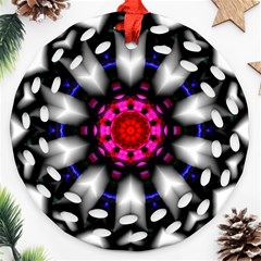 Kaleidoscope-round-metal Ornament (round Filigree) by Bedest