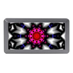 Kaleidoscope-round-metal Memory Card Reader (mini) by Bedest