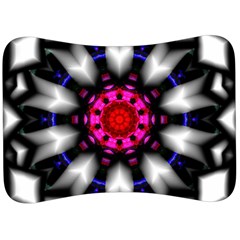 Kaleidoscope-round-metal Velour Seat Head Rest Cushion by Bedest