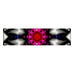 Kaleidoscope-round-metal Banner And Sign 4  X 1  by Bedest